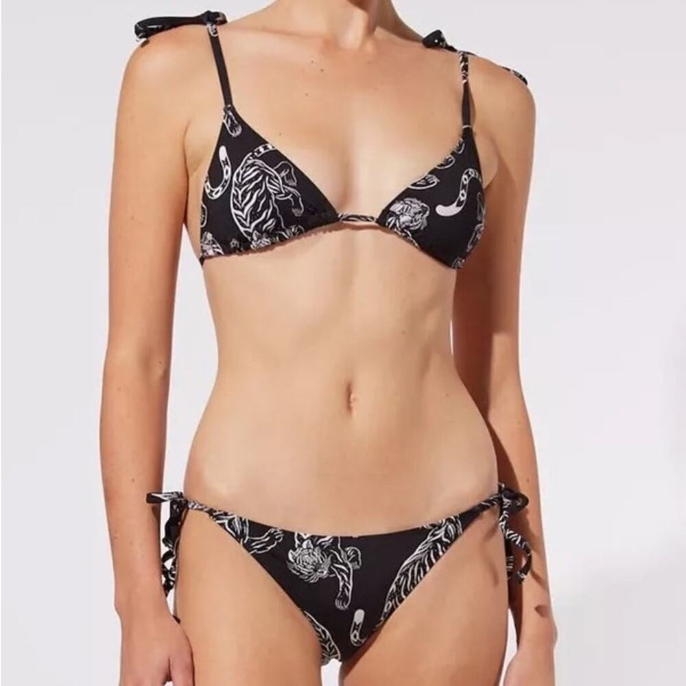 Solid & Striped The Parker Bikini Bottom Black | SMALL